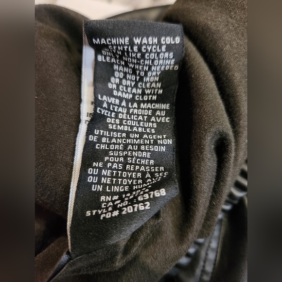 NWT 7 For All Mankind Vegan Faux Leather Tapered Ankle Cargo Pocket Pant Jogger - Picture 9 of 9